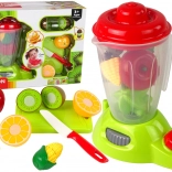 Gyerek turmixgép tépőzáras gyümölcsökkel, fénnyel és hangokkal