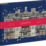 Kétoldalas Liberty London Tudor épület puzzle, 750 darab