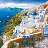Gyémántfestés Santorini 30 × 40 cm