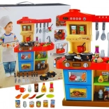 Gyerek konyha hangokkal és fényekkel, működő csappal