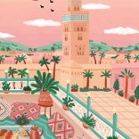 Puzzle Kutubíja mecset Marokkó 1000 darab