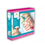 Ékszerkészítés: Heishi gyöngy karkötők - kék és rózsaszín