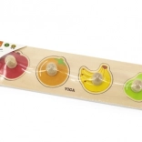 Fa fogantyús kirakó – Gyümölcsök