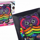 DIY ékszerkészítő készlet gyöngyökkel, 3000 db Bagoly