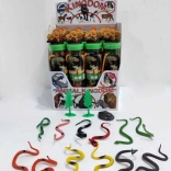 kígyók tubusban – gumírozott kígyószett műanyag dobozban