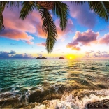 Gyémántszemes kirakó – naplemente a paradicsomban 30 × 40 cm