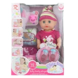 Baba 30 cm hangokkal és tartozékokkal