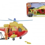 Wallaby II tűzoltó Sam helikoptere figurával, fény- és hangeffektekkel