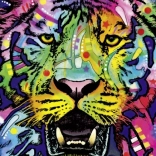 Jolly Pets puzzle: vad tigris