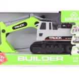 Elemes kotrógép hanggal és forgatható fülkével, zöld