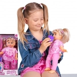 NATALIA Čistotka beszélő baba 33 cm
