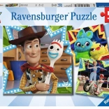 RAVENSBURGER Puzzle Toy Story 4: Együtt vagyunk benne 3x49 darab