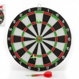 28 cm-es darts tábla nyilakkal