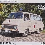 Retro puzzle Škoda 1203 SA 40 darabra