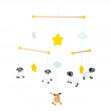 SMALL FOOT bárányos függő kiságyforgó