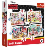 4 az 1-ben puzzle Minnie és barátai
