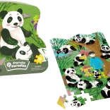 Puzzle Panda Bambusz-erdő 48 Darab