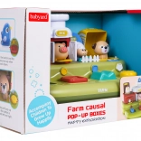 Interaktív ugráló állatkák farm a legkisebbeknek