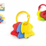 Csörgő kulcsok babáknak – színes függődísz szett