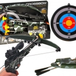 Gyerek számszeríj lézeres célzóval és céltáblával