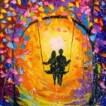 Romantikus szerelem puzzle 1000 darab