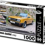 RETRO-AUTA puzzle Škoda Garde 1000 darab