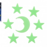 Világító fali dekoráció Csillagok és Hold