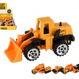 Mini építő járművek fém/műanyag 7 cm szabadon futó vegyes típusok