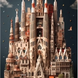 ANATOLIAN Sagrada Familia puzzle 1000 darabos