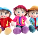 Textilfiú baba 33 cm