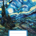 Vonalas füzet A5 Csillagos éj - 40 lap