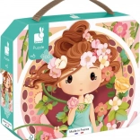 Puzzle bőröndben, Mucha által inspirálva, 100 darabos