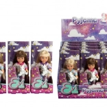 Evi baba pizsamában egyszarvúval 12 cm