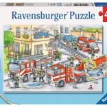 RAVENSBURGER Puzzle Hősök akcióban 2x24 darab