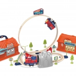 Vonatpálya bőröndben – 142 darab