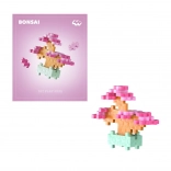 Plus-Plus virágok rózsaszín bonsai építőkészlet