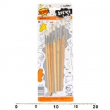 Kerek ecsetkészlet festéshez 1–6