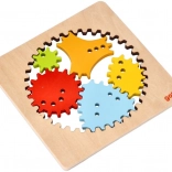 Fa spirográf GOKI – kreatív rajzkészlet gyerekeknek