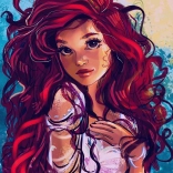 Norimpex gyémántfestés barna szemű lány 30x40cm