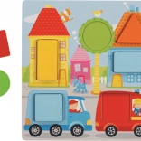 Goki kirakós játék geometriai formákkal