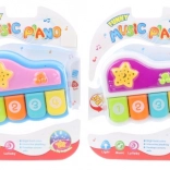 Altató dallamokkal rendelkező gyerekzongora