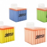 Pót puhaszivacs nyilak tapadókoronggal, 36 db hordozható dobozban