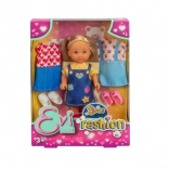 Evi baba cserélhető ruhákkal