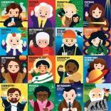 Négyzet alakú puzzle Kicsi tudósok 500 darab