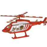 Woodcraft fa 3D puzzle szállító helikopter