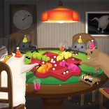 Puzzle Macskák játéka közben 1000 darabos, COBBLE HILL