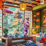 Bluebird puzzle japán teaszoba 1000 darab