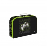 Gyermek laminált bőrönd 34 cm gamer