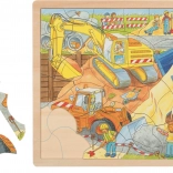 Goki fa puzzle Az építkezésen 56 darab