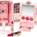 Gyerek szépségkészlet állítható asztali tükörrel – rózsaszín